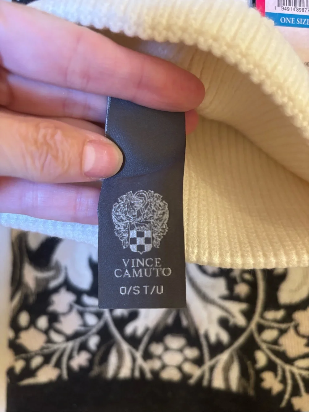 Vince Camuto Scarf and Pom Pom Beanie